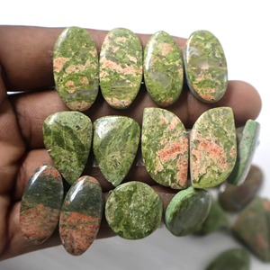 Jaspe Unakita Natural, Gemas Sueltas Calibradas, Precio al por Mayor, Precio de Fábrica, Pedidos al por Mayor, Lote de Cristales de Jaspe Oceánico - Product Image 6