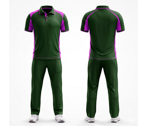 High Quality Sublimated <b>Cricket</b> Sports Uniform Full Sublimation Printing | Men Women Youth <b>Cricket</b> Wears Polo Shirt and Trouser - Product Image 5
