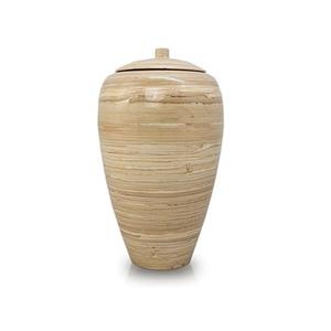 Urnes commémoratives beige naturel pour cendres : un hommage élégant et intemporel - Product Image 6