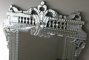 Venetian <b>Mirror</b>, Beveled <b>Mirror</b>, French Style, Hand <b>crafted</b>, Art-Dia - Product Image 2
