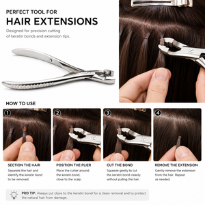 Stainless Steel Hair Extension Pliers Professional Salon Tool For Hair Extension Removal And Maintenance - Product Image 6