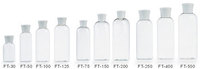 Flacon pulvérisateur sans air en PETG écologique de 80 ml, série FT, avec bouchon à vis, pour shampoing, lotion, soins de la peau, cosmétiques, parfum, eau