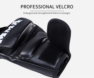 Half Finger MMA Boxing Gloves Thickened Padding Fingerless Gloves for UFC Sanda Sandbag & Training - Product Image 3