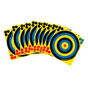 10 Pezzi Bersagli Fluorescenti Verdi Reattivi per Tiro <span class=keywords><strong>al</strong></span> <span class=keywords><strong>Bersaglio</strong></span>, Adesivi per Bersagli da 8 Pollici - Product Image 4