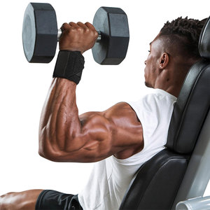 Contemporary Look Weightlifting Wrist Wraps With Customizable Packaging Strong Support System <b>Strength</b> <b>Training</b> Wrist Wraps - Product Image 5