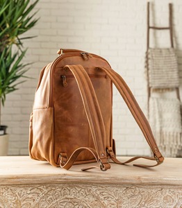 Multipurpose Apparel Bags Leather Laptop <b>Backpack</b> for Women Wholesale price Casual Everyday Fashion design Leather <b>Backpack</b> Bag - Product Image 4