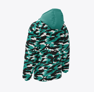 Veste à capuche respirante 100% nylon, tissu à mémoire de forme, imprimé, motif uni - Product Image 3