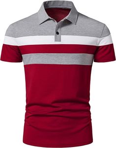 Camiseta de Golf de Manga Corta para Hombre, Personalizada con Logotipo Bordado e Impreso, Tejida en Algodón/Fibra de Bambú, Transpirable, para Trabajo Promocional - Product Image 3