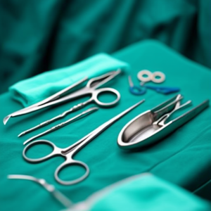 Kit de hémostatase avec forceps chirurgical courbé en acier inoxydable de classe I certifié ISO13485 allemand, cisailles à action manuelle - Product Image 3