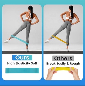 Juego de 5 Bandas de Resistencia para Ejercicios de Yoga y Entrenamiento TPE para Piernas y Glúteos - Product Image 3