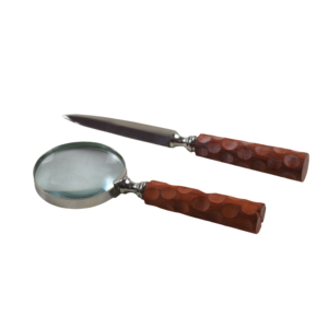 Nueva Tendencia: Lupa de Madera Ideal para Leer Periódicos y Decoración de Mesa, Instrumentos Ópticos - Product Image 1
