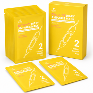 มาส์กหน้า BIAIfekt Korean EXOSHOT Diary Ampoule CICA คอลลาเจน โพรโพลิส ใบเสือ ช่วยลดเลือนริ้วรอย ฟื้นฟูผิวกระจ่างใส บำรุงผิวชุ่มชื้น กระชับรูขุมขน - Product Image 1