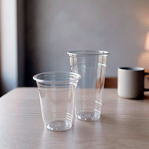 Gobelets en plastique transparent jetables à paroi simple en PP de 16, 22, 24 oz, écologiques, 95 mm, pour thé glacé et café - Product Image 1