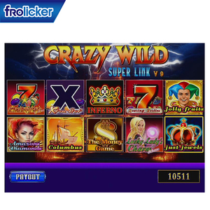 CRAZY WILD V9 FRO บอร์ดเกมอาร์เคดจอเดี่ยว ยี่ห้อ FRO รุ่นภาษาอังกฤษ สำหรับเครื่องเล่นเกมหยอดเหรียญ ผลิตในไต้หวัน - Product Image 1