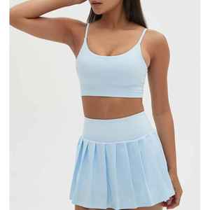 Uniforme de Tenis para Torneo, Falda Deportiva con Pantalones Cortos Integrados, Sensación Suave y Flexible, para Entrenamiento y Rendimiento en la Cancha - Product Image 3