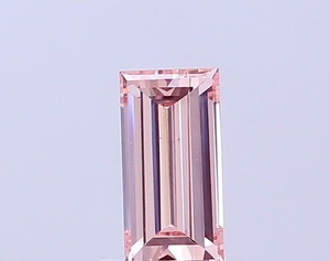 Diamant rose intense fantaisie taille baguette de 0,73 carat, cultivé en laboratoire IGI, clarté VVS2, coupe très bonne, pierre précieuse de luxe - Product Image 6