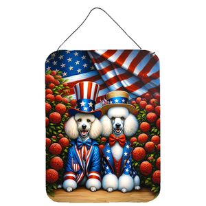 All American Poodle Aluminum Metal Sign 12x16 Multicolor New Wall Door <b>Hanging</b> Prints <b>for</b> Kitchen <b>Bar</b> Front <b>Home</b> Decor Plaque - Product Image 1