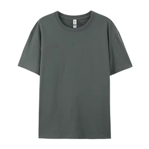 T-shirts pour hommes 100% coton, qualité supérieure, jersey 180 grammes, style streetwear, couleur unie, vente en gros directe d'usine, meilleur prix - Product Image 1