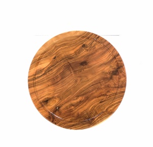 Base Redonda de Madera para Pastel, Soporte Resistente para Pasteles y Postres Pesados, para Ocasiones Especiales, Base de Exhibición de Madera - Product Image 4