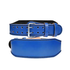 Ceinture de musculation en cuir de haute qualité, personnalisée, pour la musculation et l'entraînement de force, protection en cuir premium pour les sports - Product Image 3