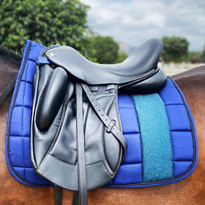 Almohadillas para Silla de Montar de Alta Calidad, Línea Clásica, Azul Brillante, Almohadilla para Silla de Montar de Doma Clásica, Gran Calidad - Product Image 4