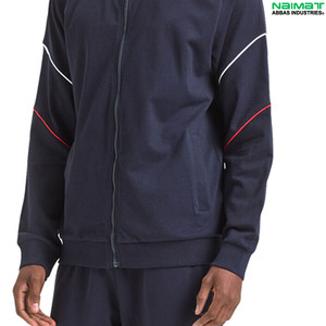 Survêtement de course éco-responsable pour homme, séchage rapide, respirant, grande taille, veste de sport athlétique et pantalon d'entraînement - Product Image 6