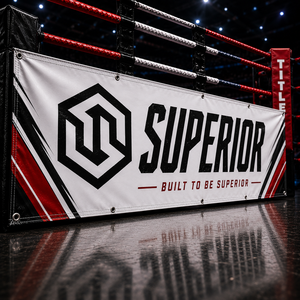 Heavy Duty Boxing Ring Side Skirt <b>Banner</b> for Sports Promotions Boxing Ring Side <b>Banners</b> With Customize Logo And Size - Product Image 5