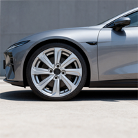 Jante de voiture en aluminium entièrement recouverte d'argent L815 fiable, testée rigoureusement pour l'équilibre dynamique, roue légère pour véhicule de tourisme, directement de l'usine