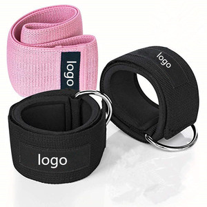 Sangles de cheville réglables personnalisées pour la musculation, en néoprène, avec logo personnalisé, pour cheville et poignet, avec poids intégré - Product Image 1