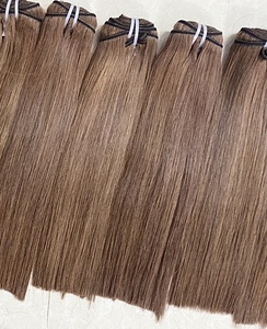 ผมต่อ Caha แท้ 100% เรมี่แฮร์ แบบ Double Drawn สีออมเบรบลอนด์ส้ม ผมเวอร์จินเวียดนาม ต่อแบบ Machine Weft น้ำหนัก 100 กรัม - Product Image 3