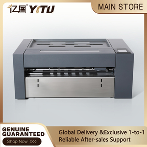 Servo motor Automatic Sheet Fed Label Die Cutting Machine for Advertising Sign Auto-feeding High-speed label cutter HY370S - Product Image 3