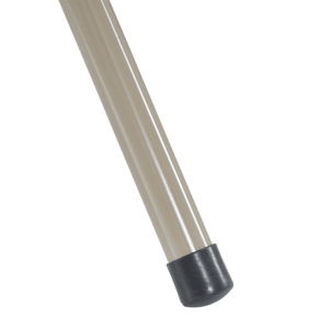 Chaises pliantes élégantes en fer et PVC, 6 pièces, brun clair, pour les salons professionnels et les expositions, présentoirs en treillis - Product Image 6