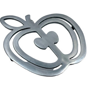 Support de casserole en aluminium poli de style vintage, design usine, pour cuisine et table, prix abordable - Product Image 1