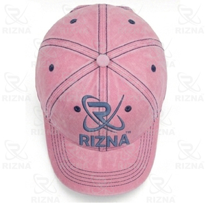 Gorra de Béisbol RIZNA de Mezclilla Twill, 6 Paneles, Ajustable, Unisex, Estilo Casual Vintage, Lavada, con Logotipo Bordado en 3D en el Panel Frontal, Azul - Product Image 4