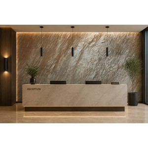 Coppp Slate <b>Veneer</b> Thin Flexible Stone <b>Sheet</b> Rustic Wall Finish for Interior Exterior Facade and Decor - Product Image 5
