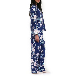 Conjunto de Pijama Térmico para Mujer de Calidad Superior, Cintura Elástica, Camisa de Manga Larga y Pantalones, Transpirable, Sexy, con Cierre de Botones - Product Image 5