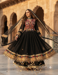 Fabricant de vêtements sur mesure, robes afghanes pour femmes, vêtements ethniques tribaux, vêtements traditionnels afghans, robe afghane Kuchi faite à la main - Product Image 2