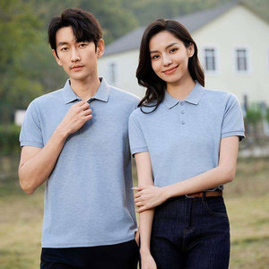 เสื้อโปโลแขนสั้นผู้ชาย สีพื้น ผ้าถัก กระดุมหน้า ทรงปกติ ระบายอากาศได้ดี ผ้าคอตตอนปิเก้ - Product Image 6