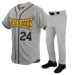 Uniforme de Béisbol Personalizado para Hombre, Kits de Poliéster Ligeros y Transpirables de Alta Calidad con Impresión de Logotipo por Transferencia de Calor para Equipos Deportivos - Product Image 2