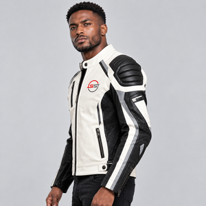 Veste de moto haut de gamme avec une coupe confortable, un tissu respirant, une construction durable et un design protecteur - Product Image 5