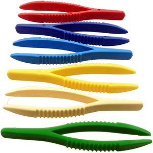 Pinces manuelles médicales jetables de premiers secours 11CM, pinces chirurgicales en plastique de qualité médicale bleues à usage unique certifiées CE Classe II - Product Image 1