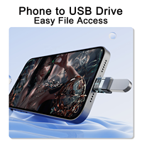 Adaptateur d'alimentation USB 3.0 Gen 2 OTG USB-C Femelle vers USB Mâle avec charge rapide PD et vitesse élevée 10 Gbit/s pour téléphones mobiles et ordinateurs portables