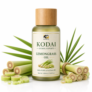 Aceite Esencial de Limoncillo de Tamil Nadu 100% Puro y Natural de Primera Calidad, Destilado al Vapor, para Aromaterapia y Cuidado Facial, Kodai Global Export - Product Image 1