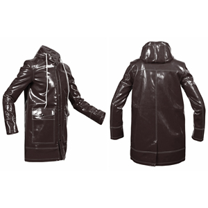 Veste de pluie longue en PVC pour homme, protection contre les intempéries extrêmes, personnalisable, logo frontal de haute qualité, imperméable - Product Image 1
