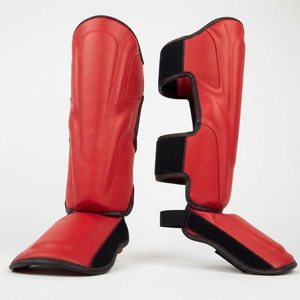 Nouveaux protège-tibias Muay Thai personnalisés avec logo OEM pour enfants et adultes, prix économique, protège-tibias élastiques pour MMA, grappling et boxe - Product Image 1