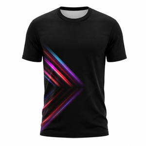 T-shirt de performance personnalisé pour homme, vêtements de sport à séchage rapide pour la salle de sport, la course à pied et l'entraînement - Product Image 4