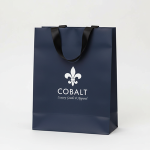 ถุงกระดาษสีขาวทำมือแบบกำหนดเอง เป็นมิตรกับสิ่งแวดล้อม พร้อมเคลือบลามิเนต สำหรับบรรจุภัณฑ์ของขวัญสุดหรู ใช้ในซูเปอร์มาร์เก็ต และพิมพ์โลโก้ของคุณเองได้ - Product Image 4