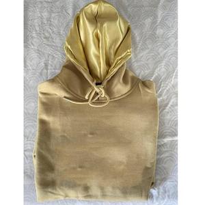 Sudaderas de Diseño Personalizadas Unisex al por Mayor, con Bloques de Color en Contraste, Forro de Satén y Capucha de Seda, Teñidas Lisas - Product Image 4