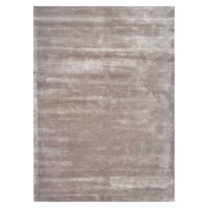 Modern Solid Plush <b>Thick</b> PET Friendly Washable Non-Slip Cotton Backing Hand Tufted Silver Dark Beige Silk Cut Rug for Home Hotel - Product Image 2