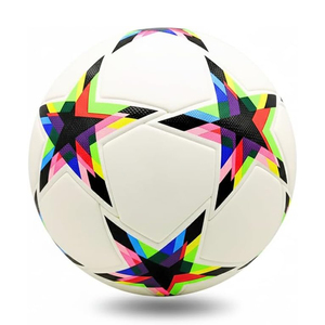 Ballon de football taille 5, cousu à la machine, en cuir PU, durable, pour extérieur, coutures renforcées, poids officiel, pour entraînement de club - Product Image 3